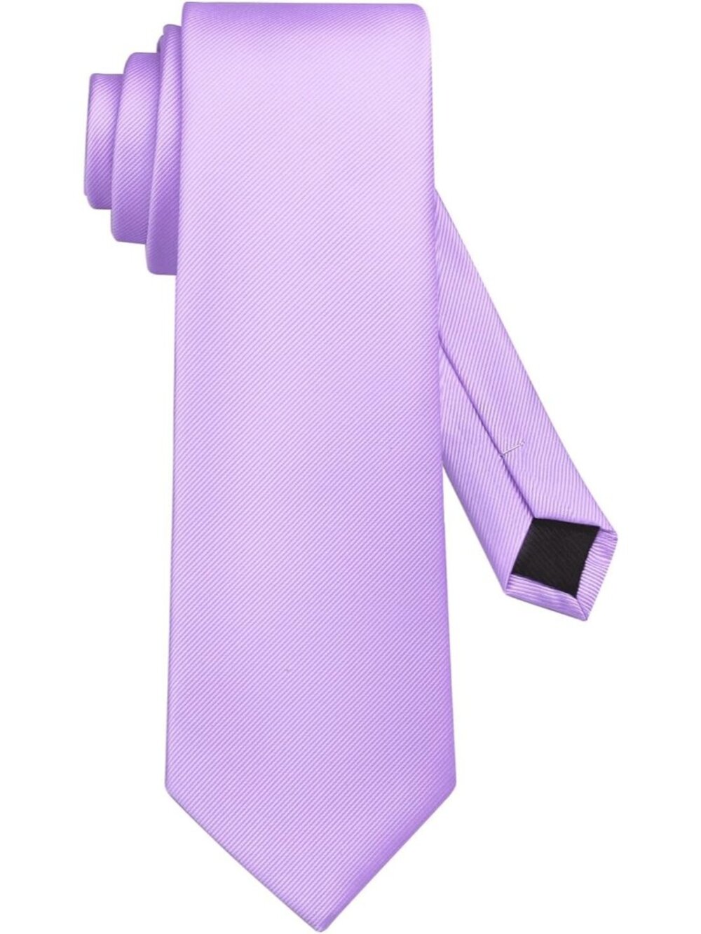 Men's Ties Solid Colour Lavender Imported Twill Formal Neckties